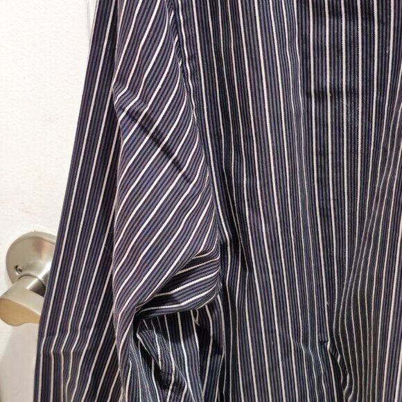 Brio Milano Men’s Contemporary-Fit Striped Long-Sleeve Shirt — Size M - Picture 12 of 14
